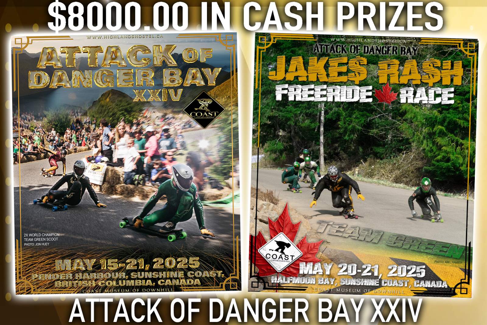 FIRST OF THE LAST TWO DANGER BAYS.... 2025 & 2026.. Registration Here April 1st!! on COASTLONGBOARDING.COM